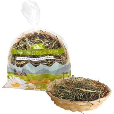 Magni, Osterdeko, Bambuskorb gefüllt mit Bergwiesenheu natur (1x) Magni, Osterdeko, Bambuskorb gefüllt mit Bergwiesenheu natur (1x)