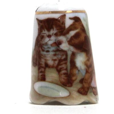 Reutter, Miniaturen, 003.256/3 - Fingerhüte Hunde und Katzen - 3 fach sortiert Reutter, Miniaturen, 003.256/3 - Fingerhüte Hunde und Katzen - 3 fach sortiert