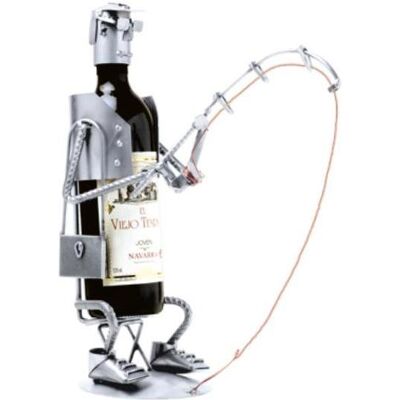 Hinz & Kunst, Deko Figuren + Skulpturen, 7909 - Weinhalter "Angler" Hinz & Kunst, Deko Figuren + Skulpturen, 7909 - Weinhalter "Angler"