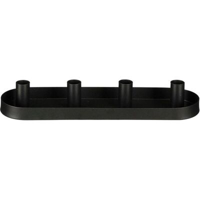 Mica, Kerzenständer, Candle holder 1159685, iron, 3 cm, black Mica, Kerzenständer, Candle holder 1159685, iron, 3 cm, black