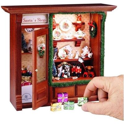 Reutter, Miniaturen, 102.797/7 - Weihnachtsladen mit Beleuchtung - Schaufensterladenserie 797 Reutter, Miniaturen, 102.797/7 - Weihnachtsladen mit Beleuchtung - Schaufensterladenserie 797