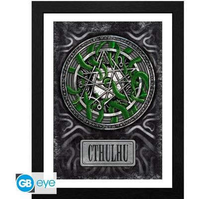 GB Eye, Bilder, CTHULHU Framed Print: Necronomicon 30x40 (35 x 45 cm) GB Eye, Bilder, CTHULHU Framed Print: Necronomicon 30x40 (35 x 45 cm)