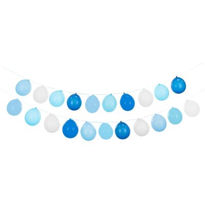 Ginger Ray 3in1 blaue Ballongirlande (20x) Ginger Ray 3in1 blaue Ballongirlande (20x)