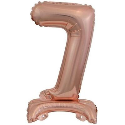 Amscan Folienballon Mini Zahl 7 rose (5x) Amscan Folienballon Mini Zahl 7 rose (5x)