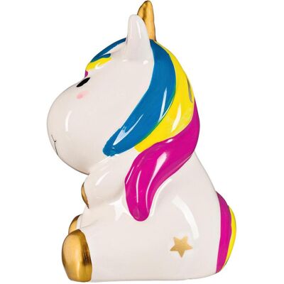 Idena, Spardose, Keramikspardose Einhorn 10,2x8,8x14,3cm Idena, Spardose, Keramikspardose Einhorn 10,2x8,8x14,3cm