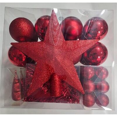 Atmosphera, Christbaumschmuck, Zestaw ozdób choinkowych, 44 elementy (44x) Atmosphera, Christbaumschmuck, Zestaw ozdób choinkowych, 44 elementy (44x)