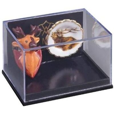 Reutter, Miniaturen, Kleiner Wandschmuck Jagd mit Geweih und Hirschteller Reutter, Miniaturen, Kleiner Wandschmuck Jagd mit Geweih und Hirschteller