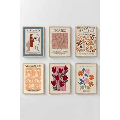 Wallxpert, Bilder, Flourish Framed Painting (33 x 48 cm) Wallxpert, Bilder, Flourish Framed Painting (33 x 48 cm)