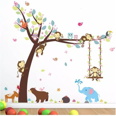 Cover-Discount, Wandtattoo, Wandsticker Tattoo Aufkleber Monkey Cover-Discount, Wandtattoo, Wandsticker Tattoo Aufkleber Monkey