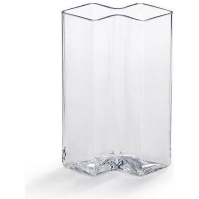 Born in Sweden, Vase, Vase 2-Reihen 22 cm klar Born in Sweden, Vase, Vase 2-Reihen 22 cm klar