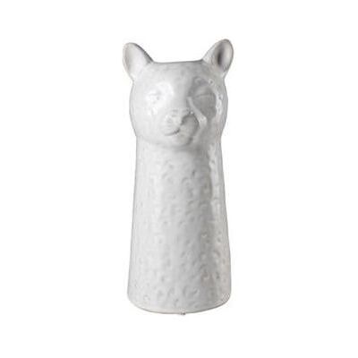 Gusta, Vase, Weisser Leopardenmuster Vasen Ø10 6x26 cm Gusta, Vase, Weisser Leopardenmuster Vasen Ø10 6x26 cm