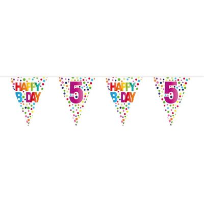Folat Konfetti-Linie 5 Jahre (1 Stk.) Folat Konfetti-Linie 5 Jahre (1 Stk.)
