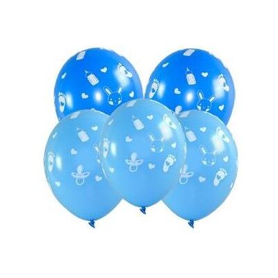 Arpex Babyparty-Luftballons, Junge, 5 Stück (5x) Arpex Babyparty-Luftballons, Junge, 5 Stück (5x)