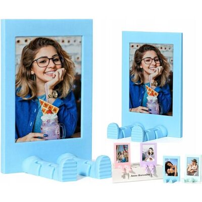 Loveinstant, Bilderrahmen, Ramka Ramka Stojąca Na Zdjęcia Instax Mini 99 41 12 11 Evo Liplay Zink 2x3 / Niebieski Loveinstant, Bilderrahmen, Ramka Ramka Stojąca Na Zdjęcia Instax Mini 99 41 12 11 Evo Liplay Zink 2x3 / Niebieski