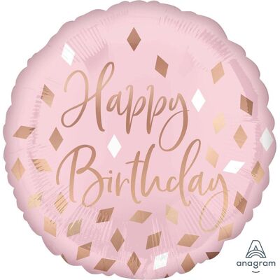 Amscan Folienballon Blush Birthday (5x) Amscan Folienballon Blush Birthday (5x)
