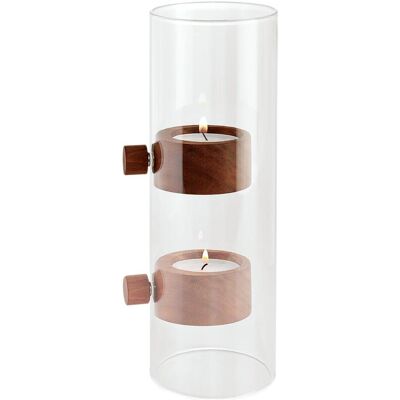 Philippi Lift Magnetischer Kerzenhalter - 20cm Transparentes Glas Philippi Lift Magnetischer Kerzenhalter - 20cm Transparentes Glas