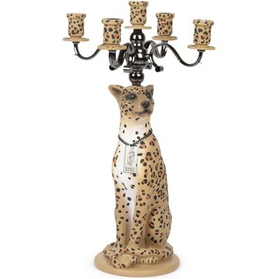 Bold Monkey, Kerzenständer, Proudly Crowned Panther candle holder spotted Bold Monkey, Kerzenständer, Proudly Crowned Panther candle holder spotted