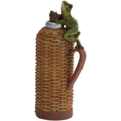 Seyko Geschenke, Deko Figuren + Skulpturen, 091087 - Frosch "Klausi" der Durstige, 9 cm Seyko Geschenke, Deko Figuren + Skulpturen, 091087 - Frosch "Klausi" der Durstige, 9 cm