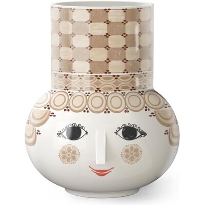Bjørn Wiinblad Olga Vase H35 Cm Sand Limitierte Edition - Vase Bjørn Wiinblad Olga Vase H35 Cm Sand Limitierte Edition - Vase
