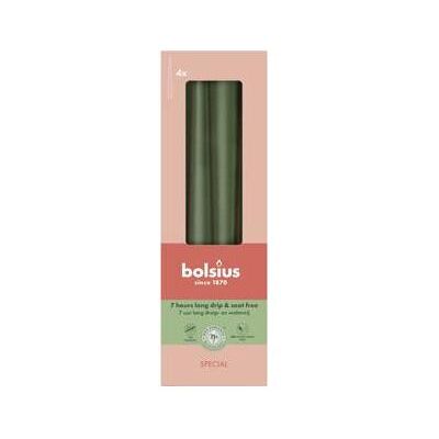 Bolsius, Kerzen, Gotische Kerzen 245/24 Box 4 Metallic Green (4 Stk.) Bolsius, Kerzen, Gotische Kerzen 245/24 Box 4 Metallic Green (4 Stk.)
