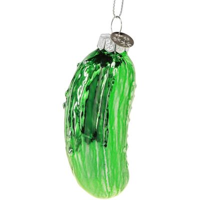 Decoris, Christbaumschmuck, Dekohänger - Gurke - ca. 3 x 3 x 8,5 cm Decoris, Christbaumschmuck, Dekohänger - Gurke - ca. 3 x 3 x 8,5 cm