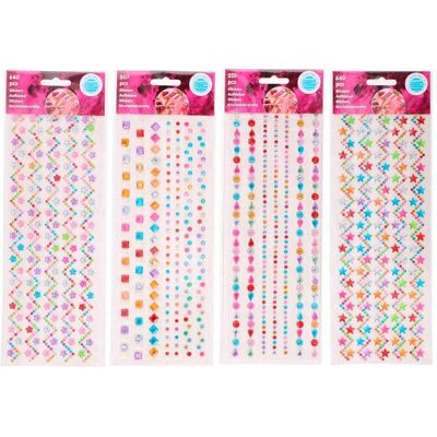 Craft, Sticker, Diamant Aufkleber Figuren (443 Sticker) Craft, Sticker, Diamant Aufkleber Figuren (443 Sticker)