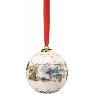 Hutschenreuther, Christbaumschmuck, Porzellankugel Weihn.Lieder (1x) Hutschenreuther, Christbaumschmuck, Porzellankugel Weihn.Lieder (1x)