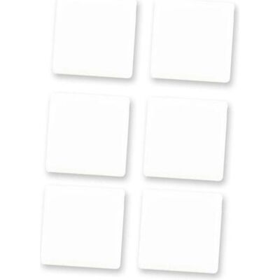 Reutter, Miniaturen, 001.507/0 - Miniwandfliese, weiss, 6 Stück, Miniatur Reutter, Miniaturen, 001.507/0 - Miniwandfliese, weiss, 6 Stück, Miniatur