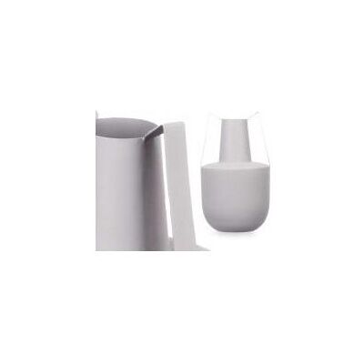 Giftdecor, Vase, Vase Stahl Doppelgriff pastellgrau Giftdecor, Vase, Vase Stahl Doppelgriff pastellgrau