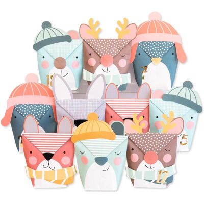 Papierdrachen Wintertiere Papierdrachen Wintertiere