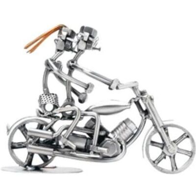 Hinz & Kunst, Deko Figuren + Skulpturen, 106 - Figur "Motorradfahrer und Beifahrer" Hinz & Kunst, Deko Figuren + Skulpturen, 106 - Figur "Motorradfahrer und Beifahrer"
