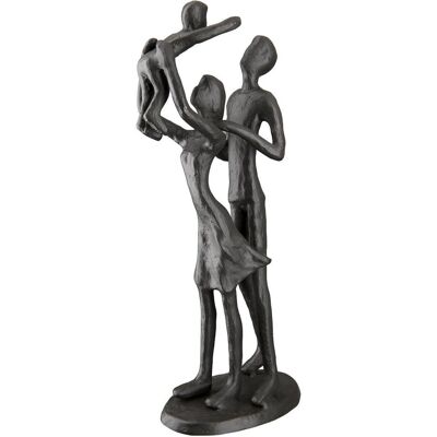 Gilde Familienglück - Eisen Familienfigur - Elegante Dekoration Gilde Familienglück - Eisen Familienfigur - Elegante Dekoration