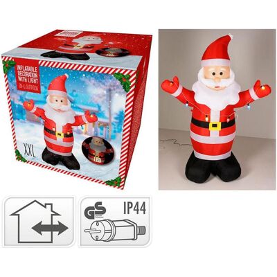 Basic, Weihnachtsdeko, Weihnachtsmann 120 x 70 x 190 cm Aufblasbar Basic, Weihnachtsdeko, Weihnachtsmann 120 x 70 x 190 cm Aufblasbar
