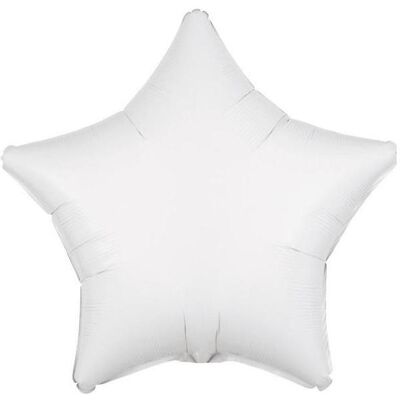 Amscan Standard Metallic Weiss Folienballon Stern C16 lose (10x) Amscan Standard Metallic Weiss Folienballon Stern C16 lose (10x)