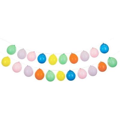 Partydeco Ballon Girlande, 20 Stk + Band Mehrfarbig, Packungsgrösse (20x) Partydeco Ballon Girlande, 20 Stk + Band Mehrfarbig, Packungsgrösse (20x)