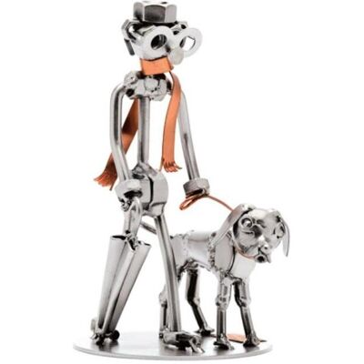 Hinz & Kunst, Deko Figuren + Skulpturen, 270 - Figur "Mann mit Hund" Hinz & Kunst, Deko Figuren + Skulpturen, 270 - Figur "Mann mit Hund"