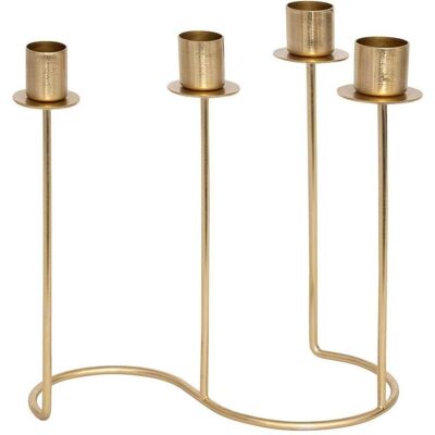 Atmosphera, Kerzenständer, Candle holder 204307, metal, H20 cm, gold Atmosphera, Kerzenständer, Candle holder 204307, metal, H20 cm, gold