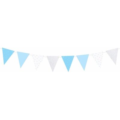 Partydeco Gemischte blaue Girlande (1 Stk.) Partydeco Gemischte blaue Girlande (1 Stk.)