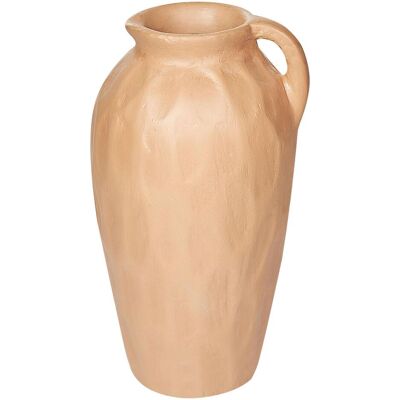 Beliani Beiger Handgefertigte Terrakotta Dekorative Vase - Dekor Beliani Beiger Handgefertigte Terrakotta Dekorative Vase - Dekor