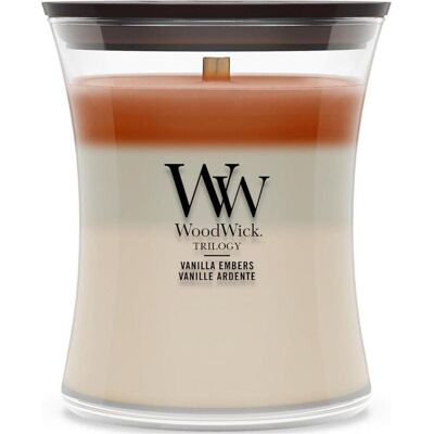 WoodWick, Duftkerzen, Vanilla Embers Trilogy medium Jar (550 g) WoodWick, Duftkerzen, Vanilla Embers Trilogy medium Jar (550 g)