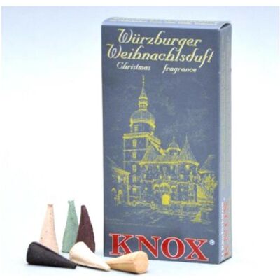 Knox, Räucherstäbchen, Würzburger Weihnachtsduft - 24 Stk. gemischt Knox, Räucherstäbchen, Würzburger Weihnachtsduft - 24 Stk. gemischt