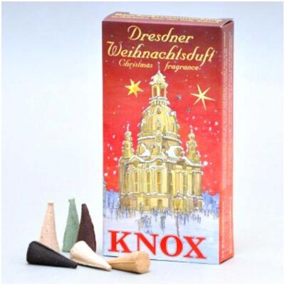 Knox, Räucherstäbchen, Dresdner Weihnachtsduft, rot - 24 Stk. gemischt Knox, Räucherstäbchen, Dresdner Weihnachtsduft, rot - 24 Stk. gemischt