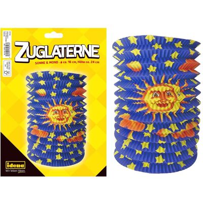 Idena, Laterne, Zuglaterne Sonne Mond D16x24cm FSC-Mix Idena, Laterne, Zuglaterne Sonne Mond D16x24cm FSC-Mix