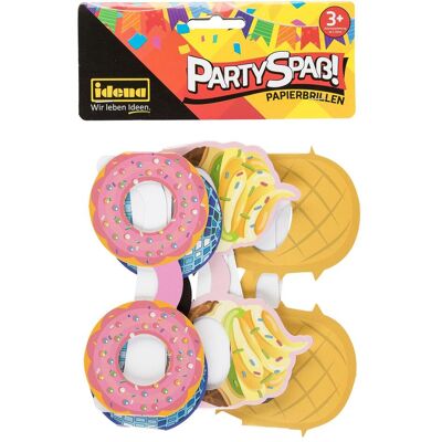 Idena Partyspass Papierbrillen 4 Stück (4 Stk.) Idena Partyspass Papierbrillen 4 Stück (4 Stk.)