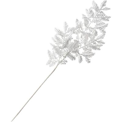 Boltze Home, Weihnachtsdeko, BOLTZE Deko-Zweig Blatt silber 80cm Boltze Home, Weihnachtsdeko, BOLTZE Deko-Zweig Blatt silber 80cm