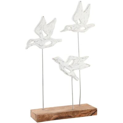 DKD Home Decor, Deko Figuren + Skulpturen, Deko-Figur Braun Weiss Eisen Mango-Holz Vögel (32 x 10 x 51 cm) DKD Home Decor, Deko Figuren + Skulpturen, Deko-Figur Braun Weiss Eisen Mango-Holz Vögel (32 x 10 x 51 cm)