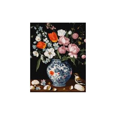 Ideyka Malen nach Zahlen - Blumenstrauss in einer Vase 40x50cm Ideyka Malen nach Zahlen - Blumenstrauss in einer Vase 40x50cm