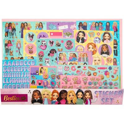 Besties, Sticker, Mega-Aufkleber-Set, 300 Stück. (300 Sticker) Besties, Sticker, Mega-Aufkleber-Set, 300 Stück. (300 Sticker)