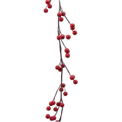 Kaemingk, Weihnachtsgirlande, Girlande Schaumstoff Beeren Rot Kaemingk, Weihnachtsgirlande, Girlande Schaumstoff Beeren Rot