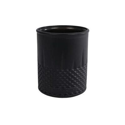Windlicht, Teelichthalter Diamond Mattschwarz Glas 9x9x10,5cm Windlicht, Teelichthalter Diamond Mattschwarz Glas 9x9x10,5cm